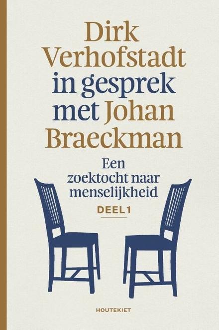 Cover van boek Een zoektocht naar menselijkheid (met D. Verhofstadt)